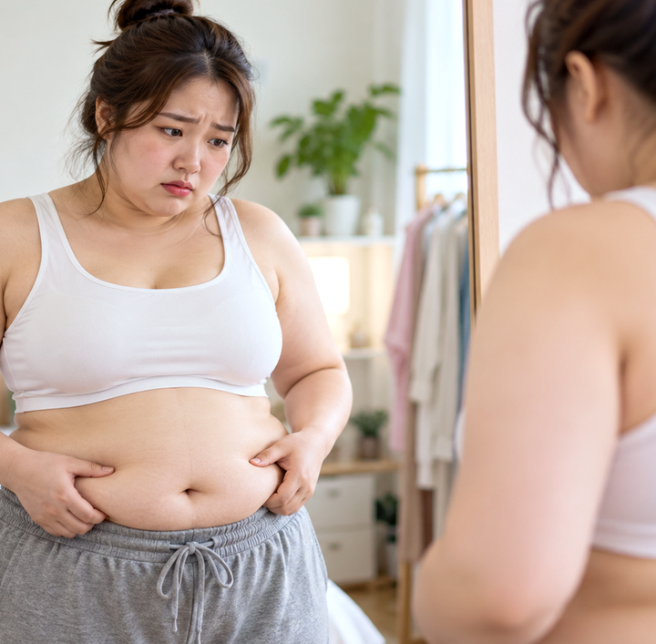 안산비만클리닉 – 체중 증가와 복부 체형 변화로 고민하는 여성